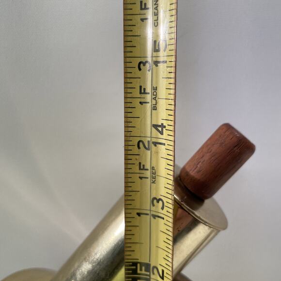 Vintage Gold Gooseneck Desk Lamp – Retro Adjustable Task Light – Mid-Century - Picture 9 of 11